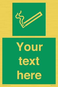 Custom E-Cigarettes/Vaping Permited Sign